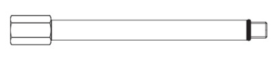 Адаптер для заглубленных свечных отверстий M10 для компрессографа Zeca 362.