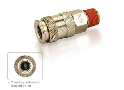 Быстросъемный разъем "мама" 1/2" внешняя резьба TOPTUL  KA40SM2E Быстросъемный разъем "мама" 1/2" внешняя резьба TOPTUL  KA40SM2E