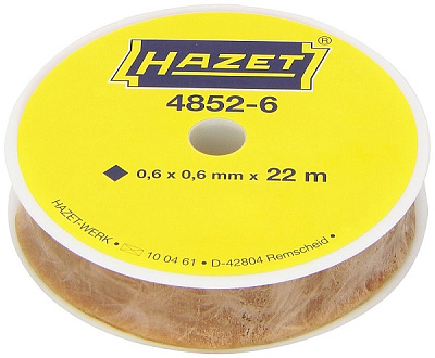 HAZET Струна для срезки стекол квадратного  сечения, длина 22м 4852-6
